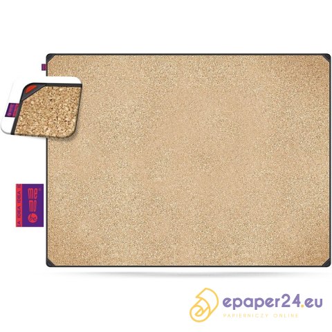 Tablica korkowa MemoBe Idea Edge 120x90cm rama aluminiowa czarna Tablica korkowa MemoBe Idea Edge 120x90cm rama aluminiowa czarna