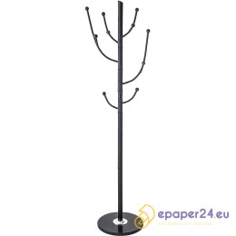 Wieszak na ubrania Office Products Helsinki czarny