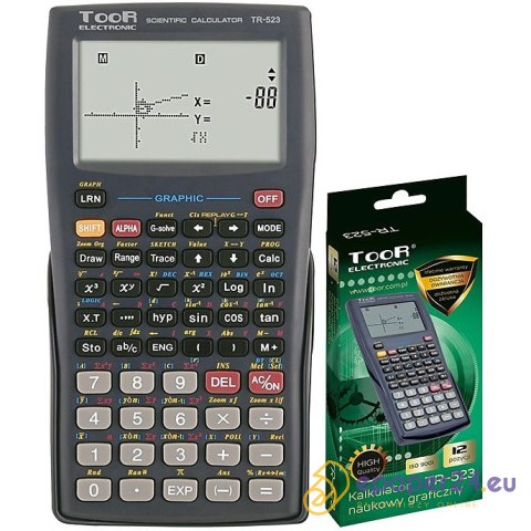 KALKULATOR GRAFICZNY TOOR TR-523 KALKULATOR GRAFICZNY TOOR TR-523