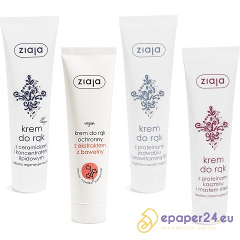 Krem do rąk Ziaja 100ml z ceramidami i koncetratem lipidowym Krem do rąk Ziaja 100ml z ceramidami i koncetratem lipidowym