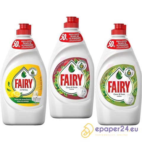 Płyn do naczyń Fairy 450ml Jabłko Płyn do naczyń Fairy 450ml Jabłko