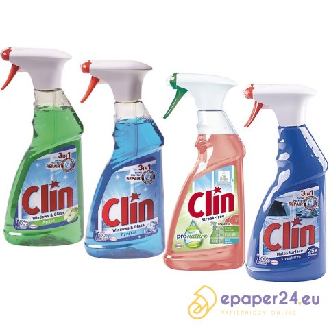 Płyn do szyb Clin 500ml Crystal Płyn do szyb Clin 500ml Crystal