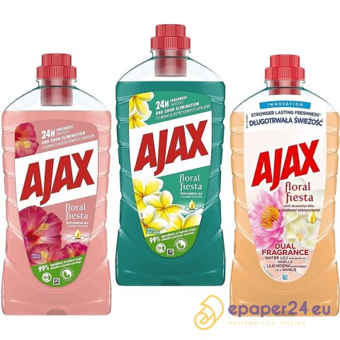 Płyn uniwersalny Ajax Floral Fiesta 1L Lilia Wodna Płyn uniwersalny Ajax Floral Fiesta 1L Lilia Wodna