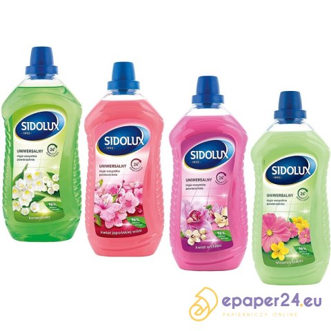 Płyn uniwersalny Sidolux 1L Kwiat orchidei Płyn uniwersalny Sidolux 1L Kwiat orchidei