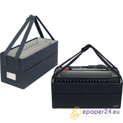 Torba na akcesoria Leitz Fabric aksamitny szary Torba na akcesoria Leitz Fabric aksamitny szary