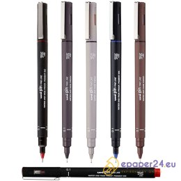 Cienkopis kreślarski Uni Pin-200 0.1mm czerwony