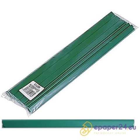 Grzbiety wsuwane Donau A4/4mm zielone (10) Grzbiety wsuwane Donau A4/4mm zielone (10)