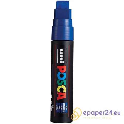 Marker z farbą plakatową Uni POSCA PC-17K 15mm niebieski Marker z farbą plakatową Uni POSCA PC-17K 15mm niebieski